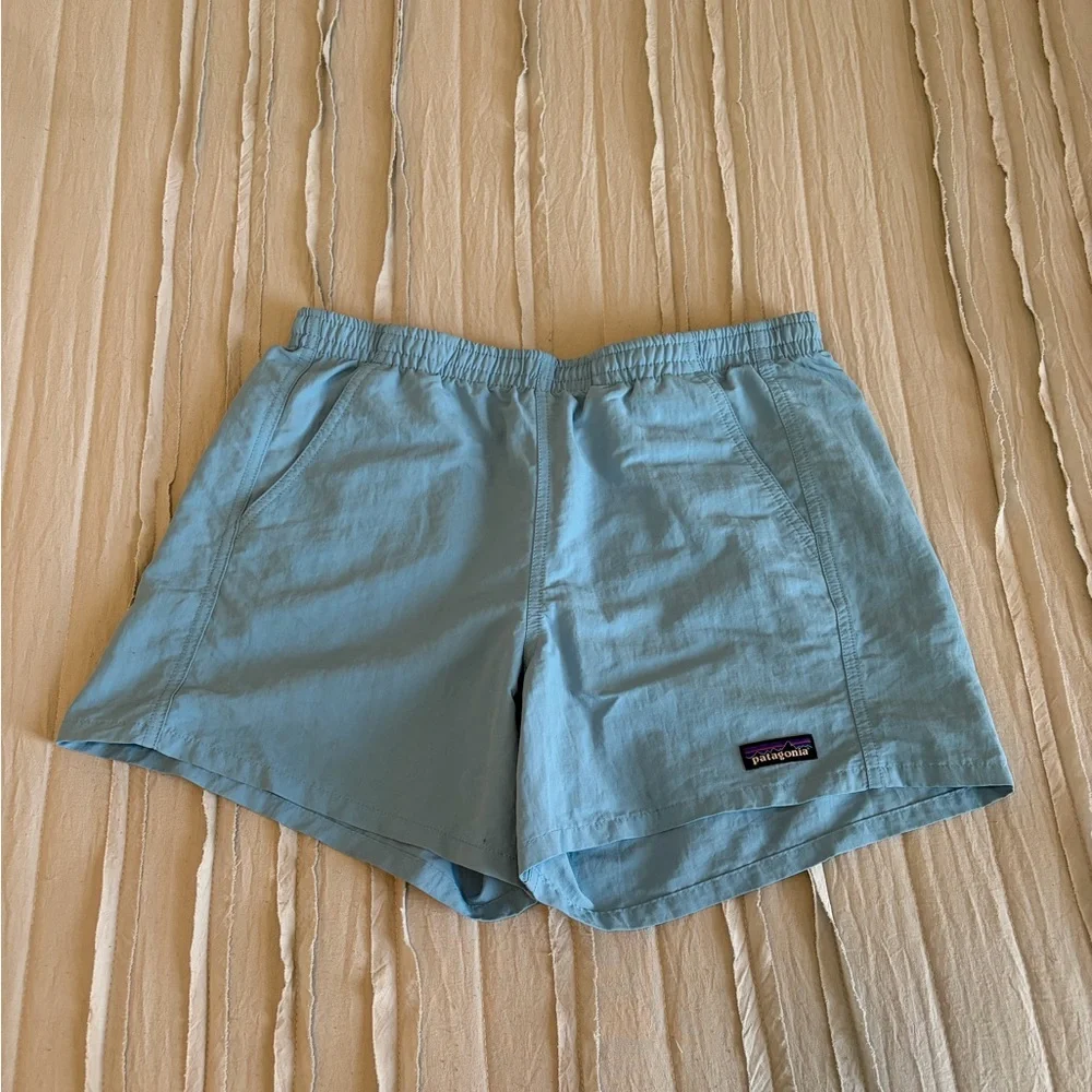 Patagonia Baggies Sky Blue Shorts | Size S - Picture 1 of 5